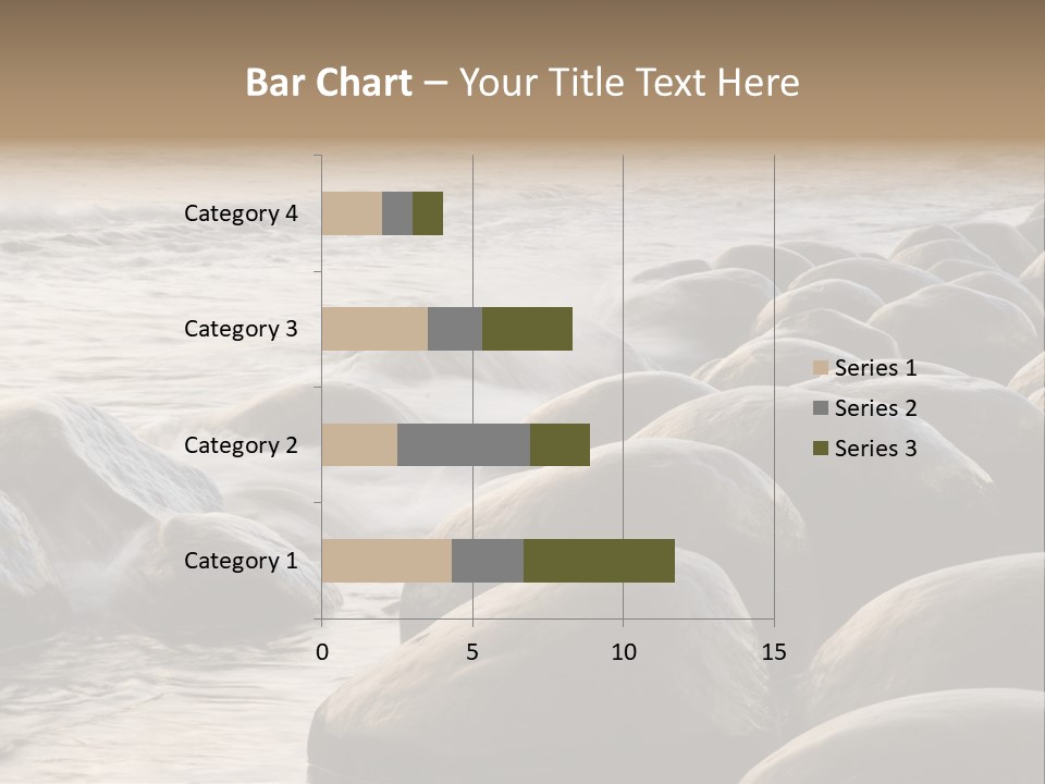 Bowling Ball Beach California Coastline PowerPoint Template