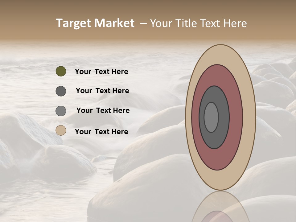 Bowling Ball Beach California Coastline PowerPoint Template