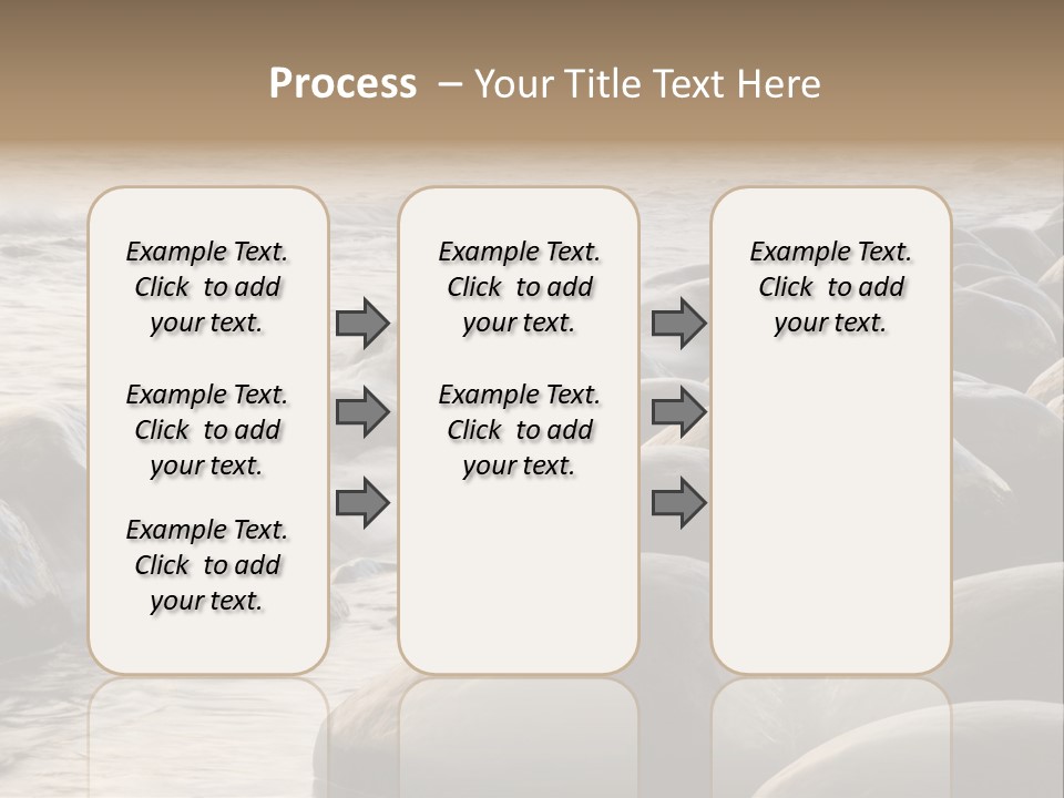 Bowling Ball Beach California Coastline PowerPoint Template