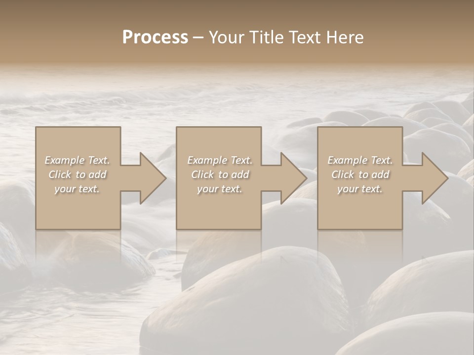 Bowling Ball Beach California Coastline PowerPoint Template