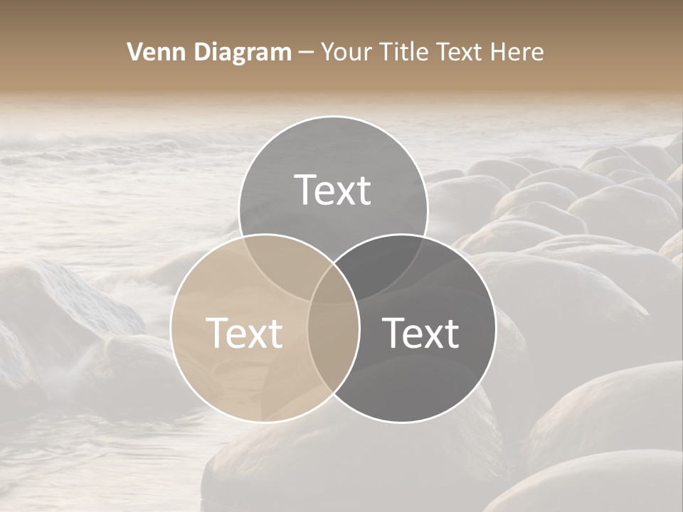 Bowling Ball Beach California Coastline PowerPoint Template