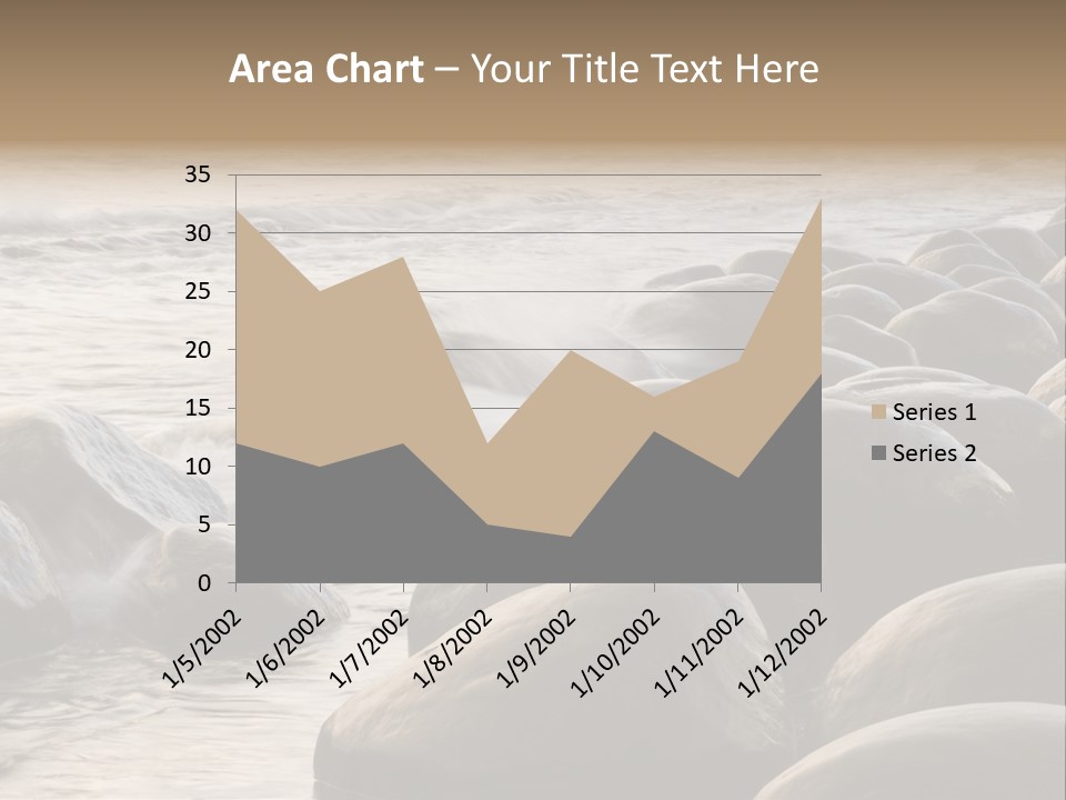 Bowling Ball Beach California Coastline PowerPoint Template