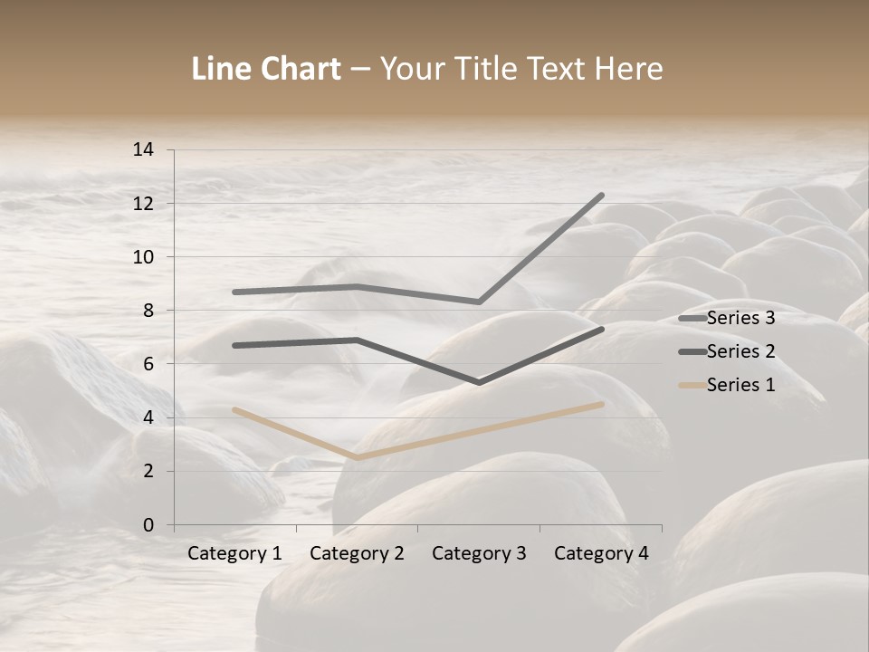 Bowling Ball Beach California Coastline PowerPoint Template