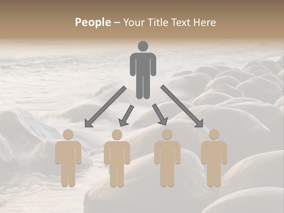 Bowling Ball Beach California Coastline PowerPoint Template