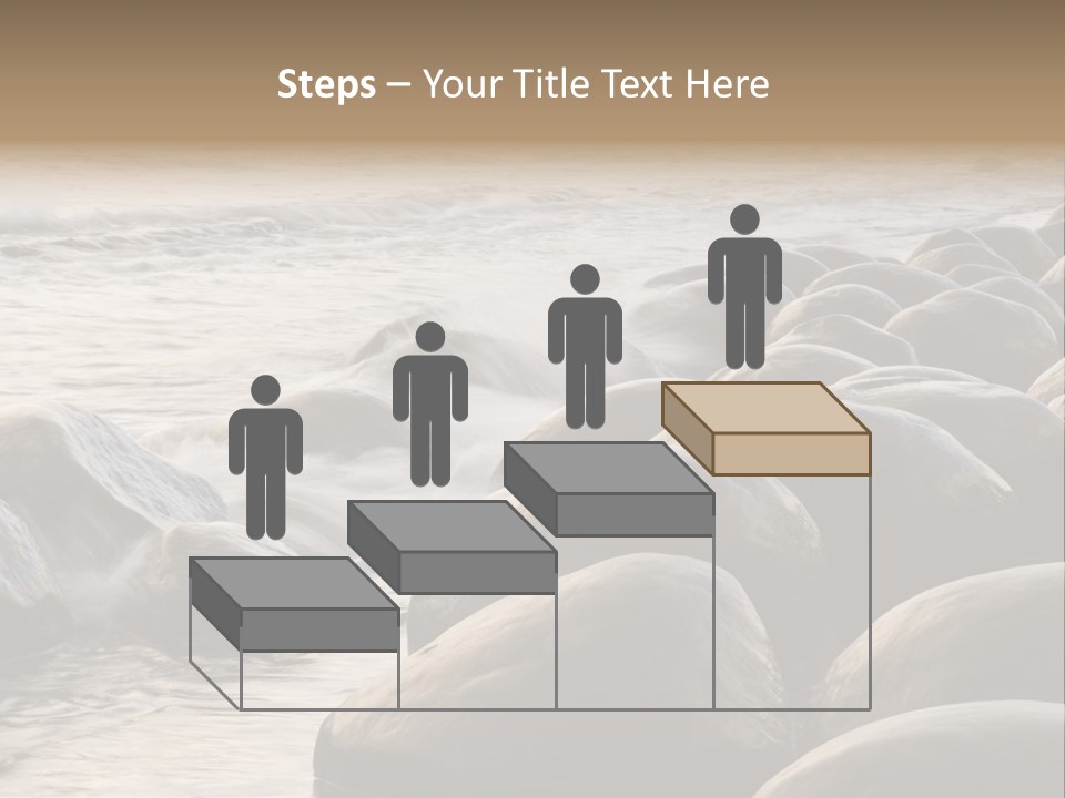 Bowling Ball Beach California Coastline PowerPoint Template