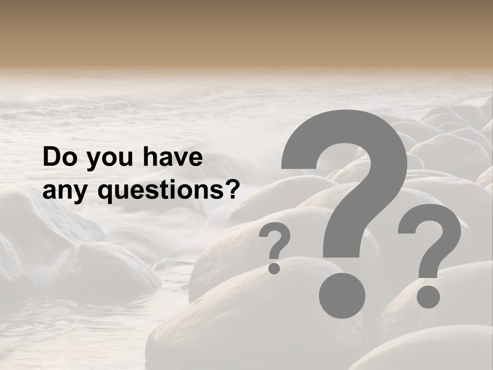 Bowling Ball Beach California Coastline PowerPoint Template