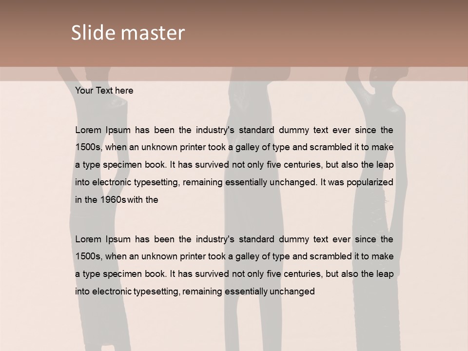 Bedroom Perspective PowerPoint Template