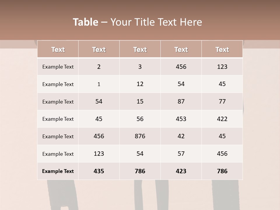 Bedroom Perspective PowerPoint Template