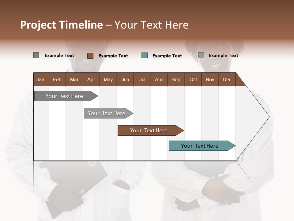 A Couple Of Doctors Standing Next To Each Other PowerPoint Template