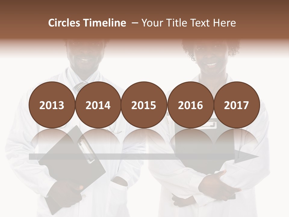 A Couple Of Doctors Standing Next To Each Other PowerPoint Template