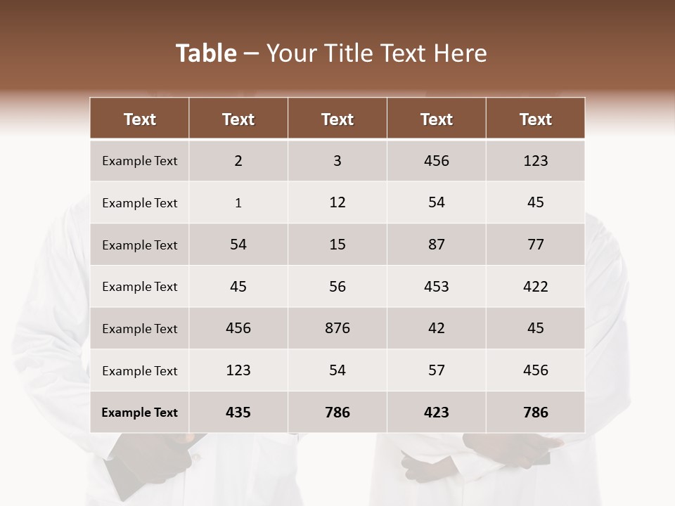 A Couple Of Doctors Standing Next To Each Other PowerPoint Template