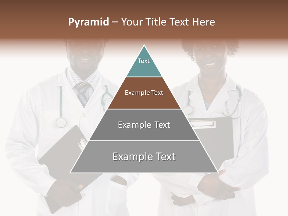 A Couple Of Doctors Standing Next To Each Other PowerPoint Template