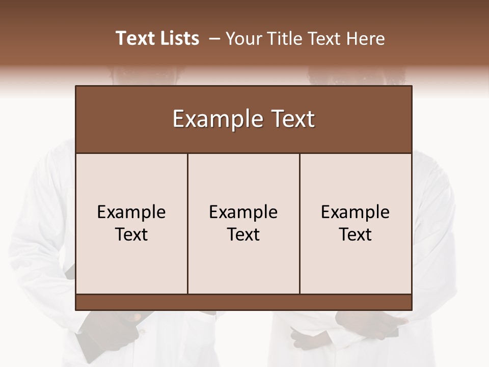 A Couple Of Doctors Standing Next To Each Other PowerPoint Template