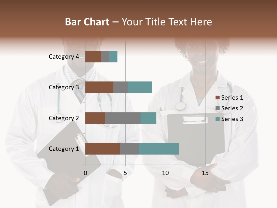 A Couple Of Doctors Standing Next To Each Other PowerPoint Template