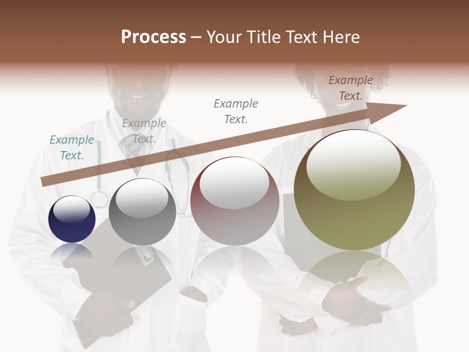 A Couple Of Doctors Standing Next To Each Other PowerPoint Template