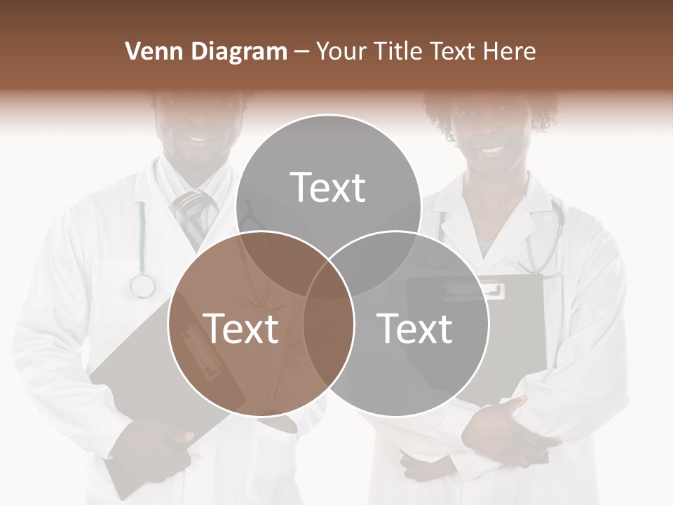 A Couple Of Doctors Standing Next To Each Other PowerPoint Template