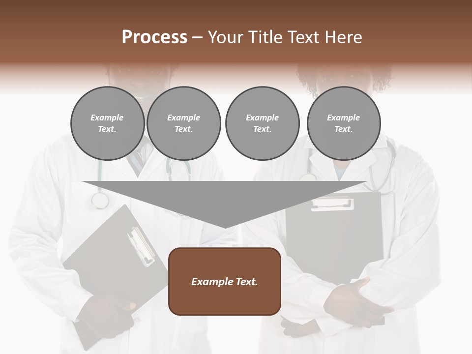 A Couple Of Doctors Standing Next To Each Other PowerPoint Template
