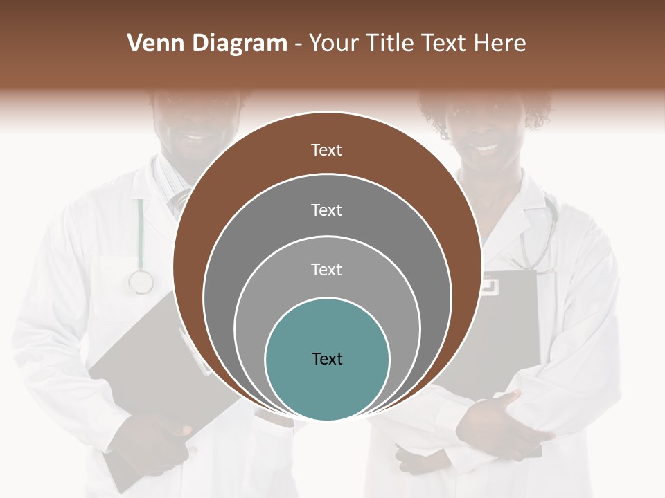 A Couple Of Doctors Standing Next To Each Other PowerPoint Template