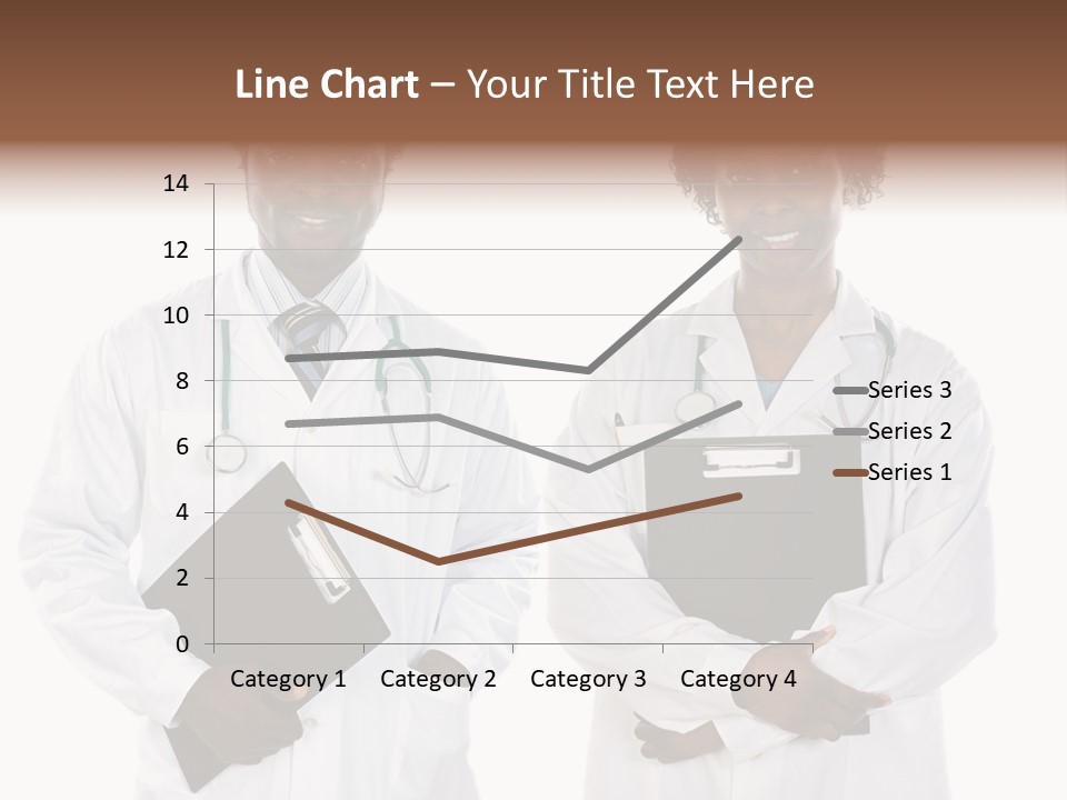 A Couple Of Doctors Standing Next To Each Other PowerPoint Template
