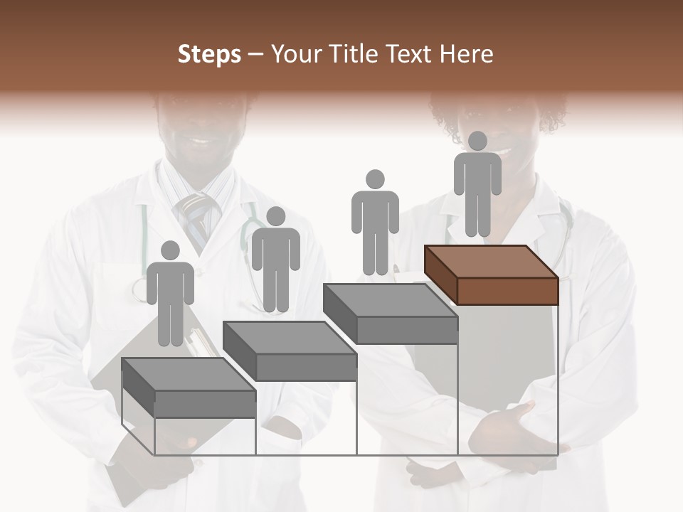 A Couple Of Doctors Standing Next To Each Other PowerPoint Template