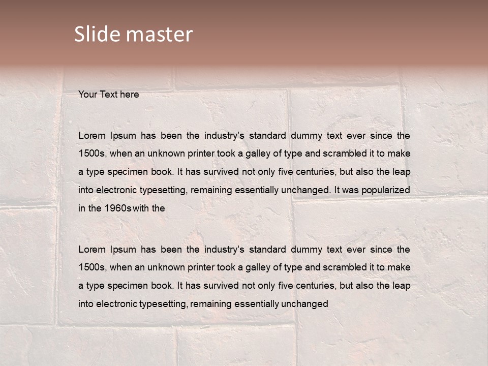 Patio Paving PowerPoint Template