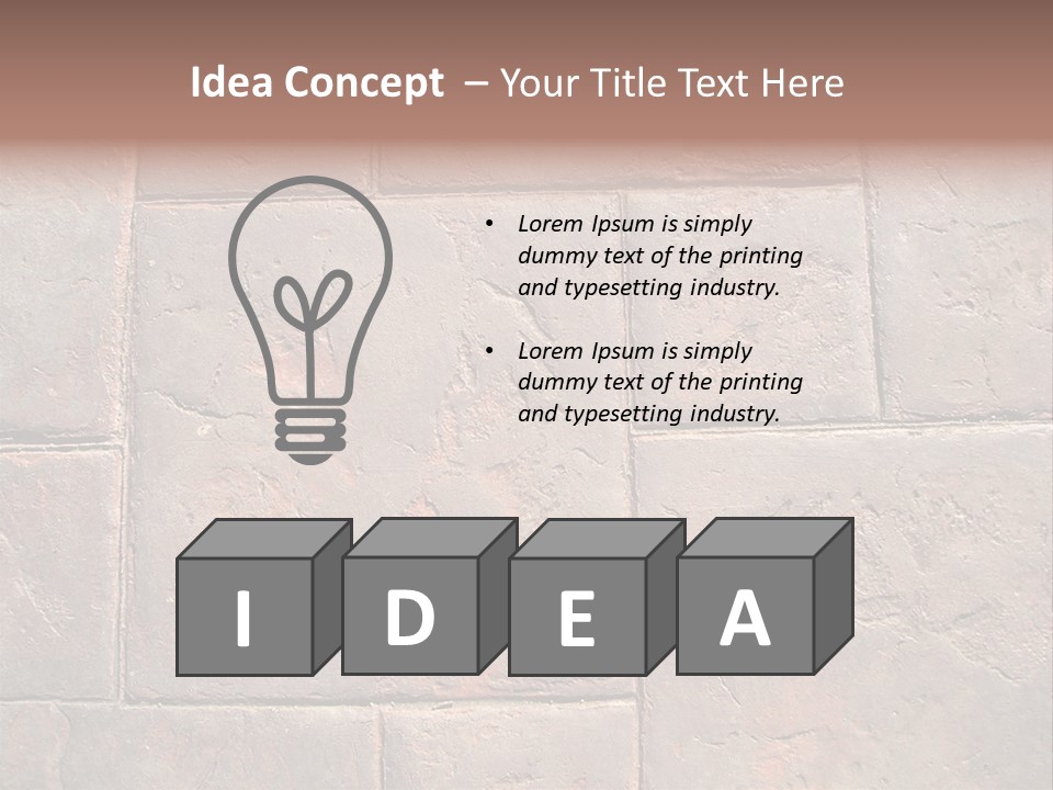 Patio Paving PowerPoint Template