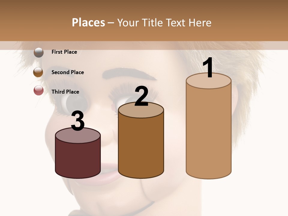 Vintage Ventriloquist Dummy 3 PowerPoint Template