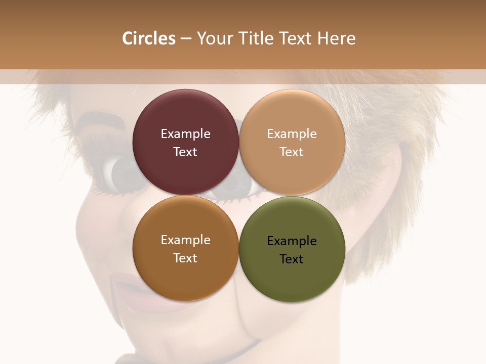 Vintage Ventriloquist Dummy 3 PowerPoint Template