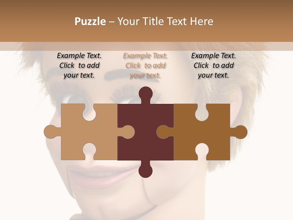 Vintage Ventriloquist Dummy 3 PowerPoint Template