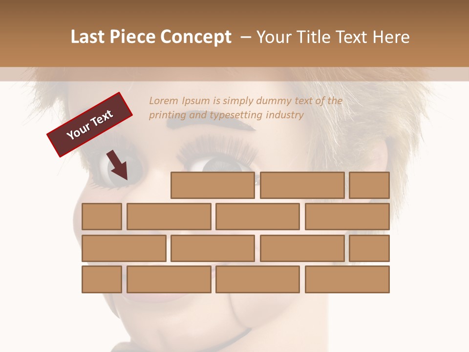 Vintage Ventriloquist Dummy 3 PowerPoint Template