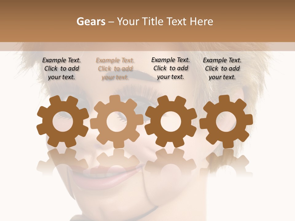 Vintage Ventriloquist Dummy 3 PowerPoint Template