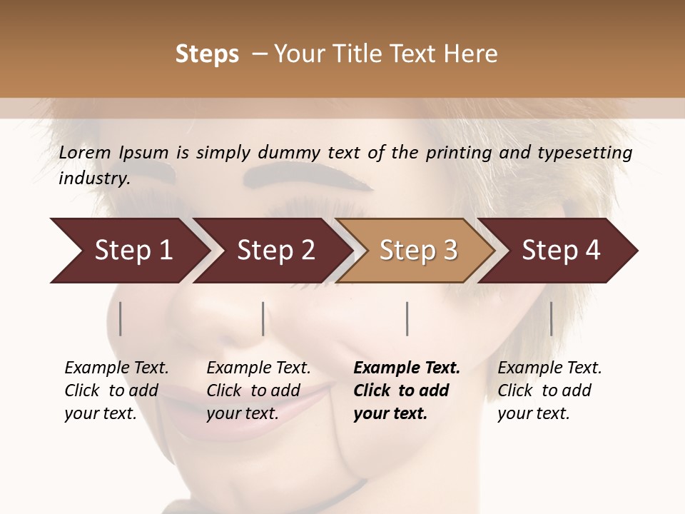 Vintage Ventriloquist Dummy 3 PowerPoint Template
