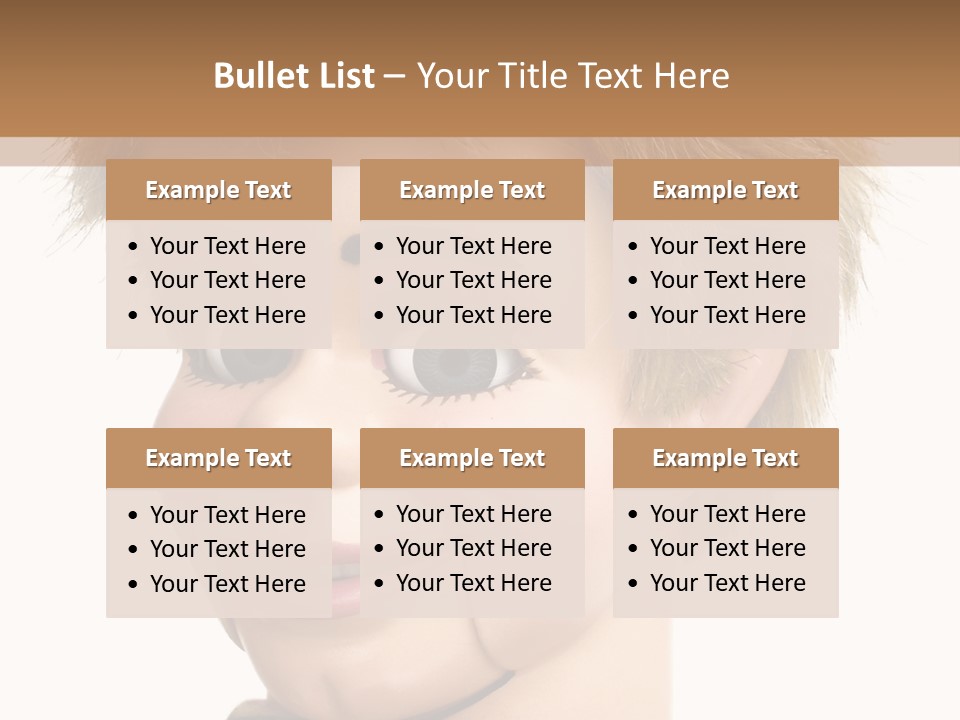 Vintage Ventriloquist Dummy 3 PowerPoint Template