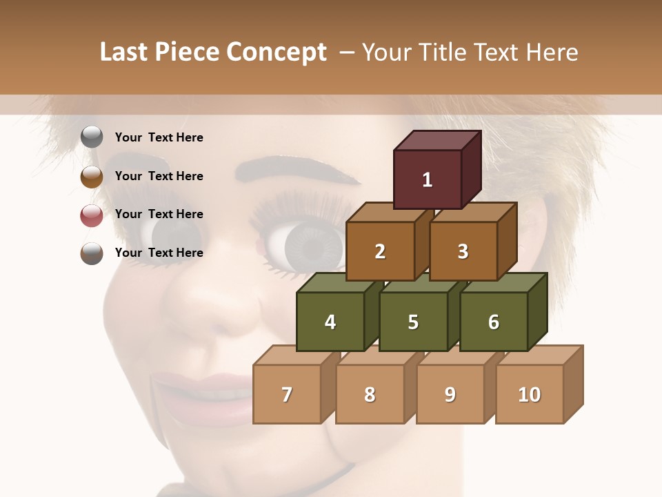 Vintage Ventriloquist Dummy 3 PowerPoint Template