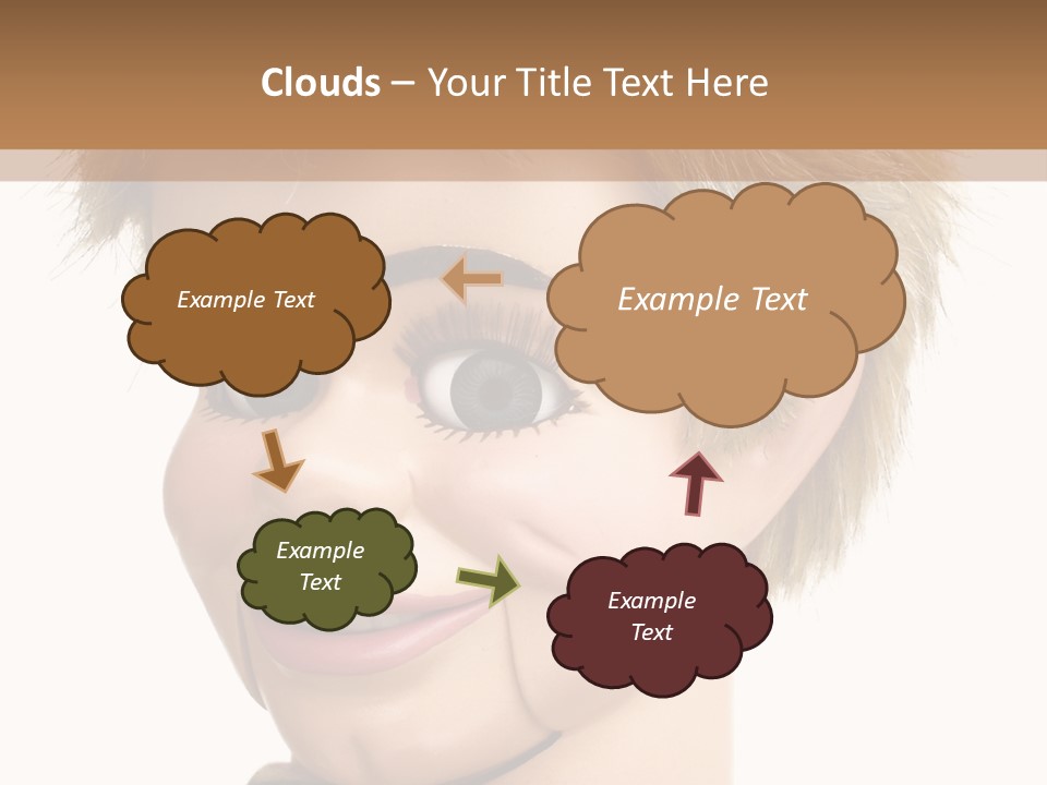 Vintage Ventriloquist Dummy 3 PowerPoint Template