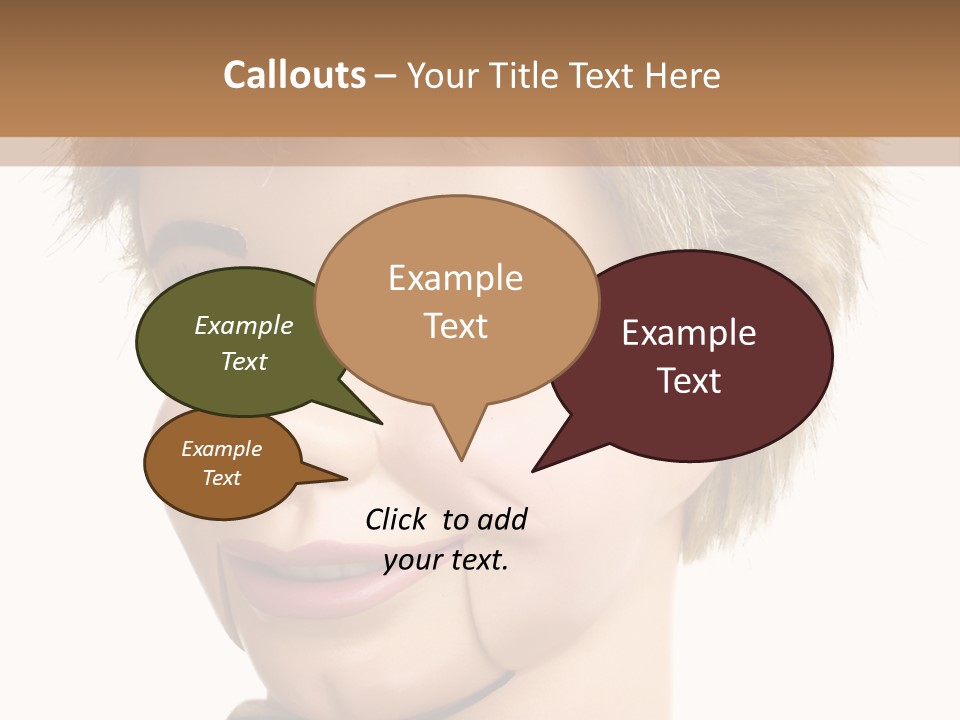 Vintage Ventriloquist Dummy 3 PowerPoint Template