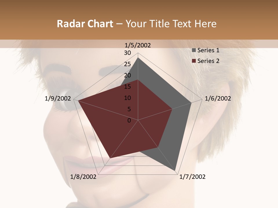 Vintage Ventriloquist Dummy 3 PowerPoint Template