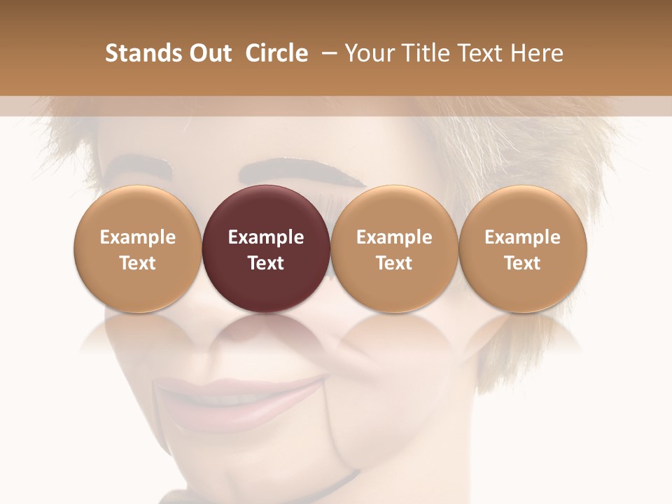 Vintage Ventriloquist Dummy 3 PowerPoint Template