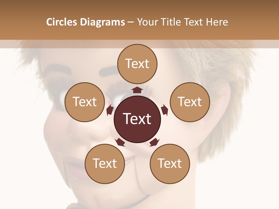 Vintage Ventriloquist Dummy 3 PowerPoint Template