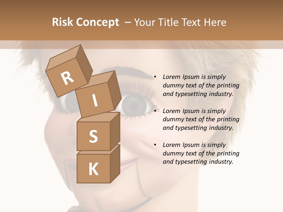 Vintage Ventriloquist Dummy 3 PowerPoint Template