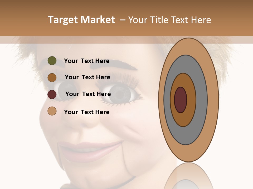 Vintage Ventriloquist Dummy 3 PowerPoint Template