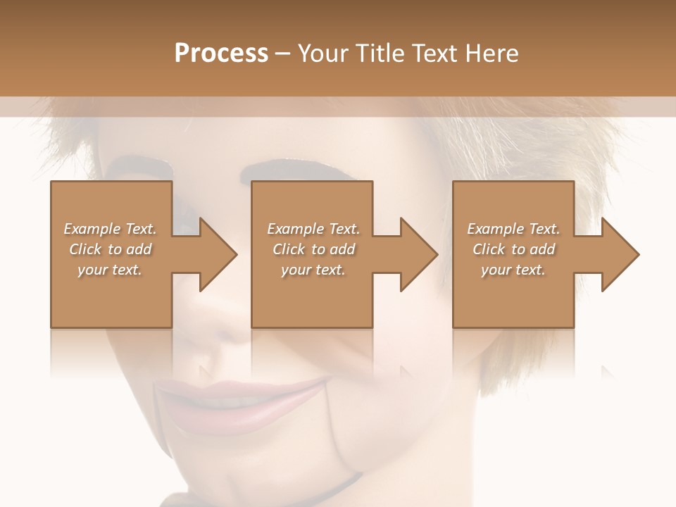 Vintage Ventriloquist Dummy 3 PowerPoint Template