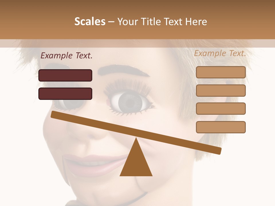 Vintage Ventriloquist Dummy 3 PowerPoint Template