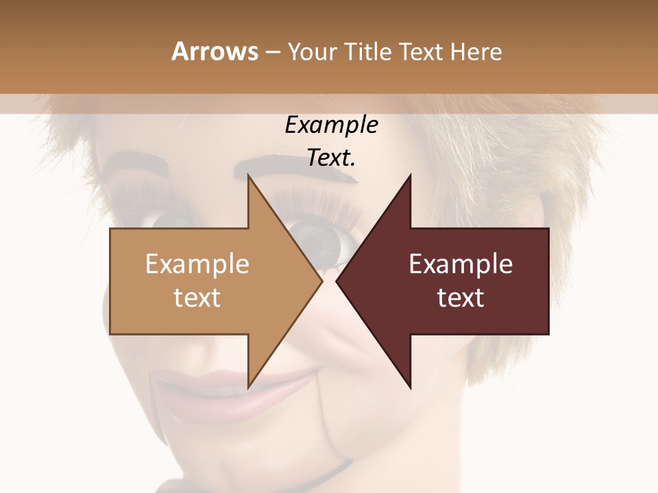 Vintage Ventriloquist Dummy 3 PowerPoint Template