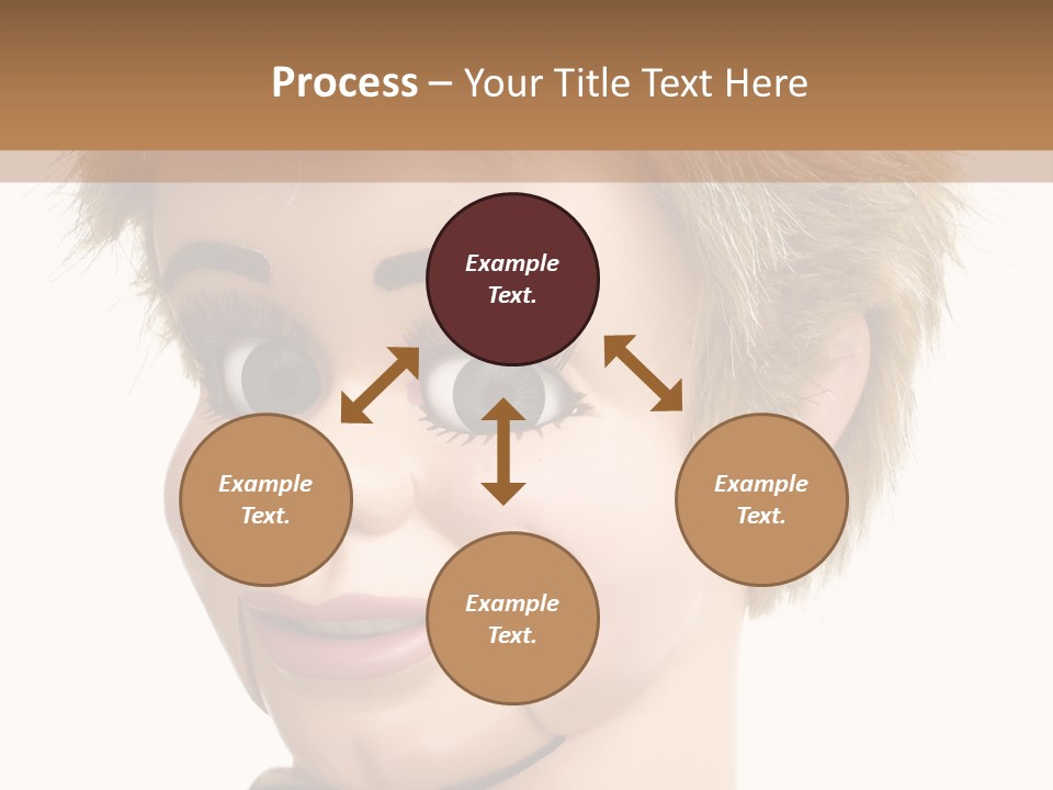 Vintage Ventriloquist Dummy 3 PowerPoint Template