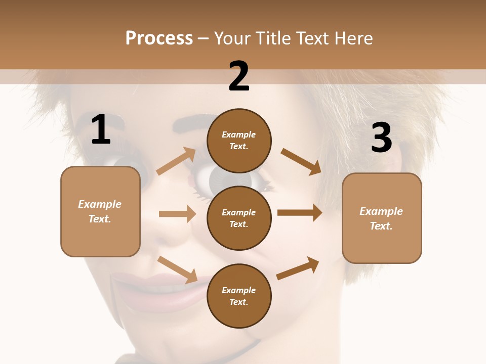 Vintage Ventriloquist Dummy 3 PowerPoint Template