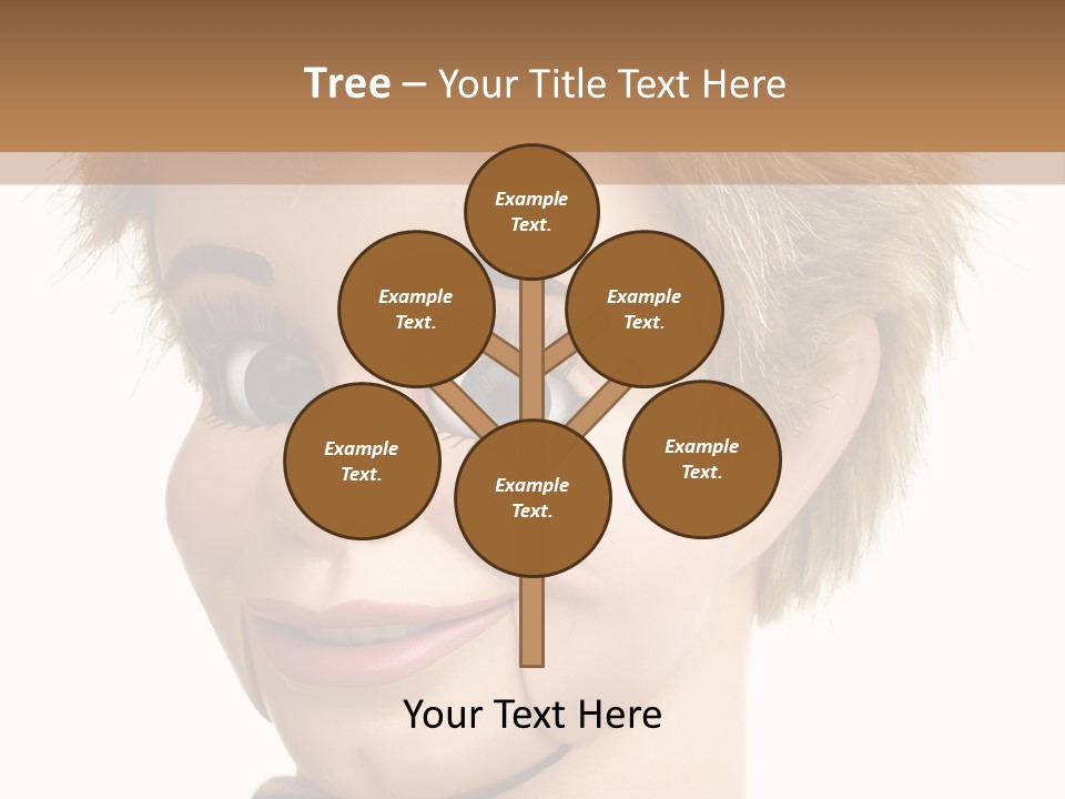 Vintage Ventriloquist Dummy 3 PowerPoint Template