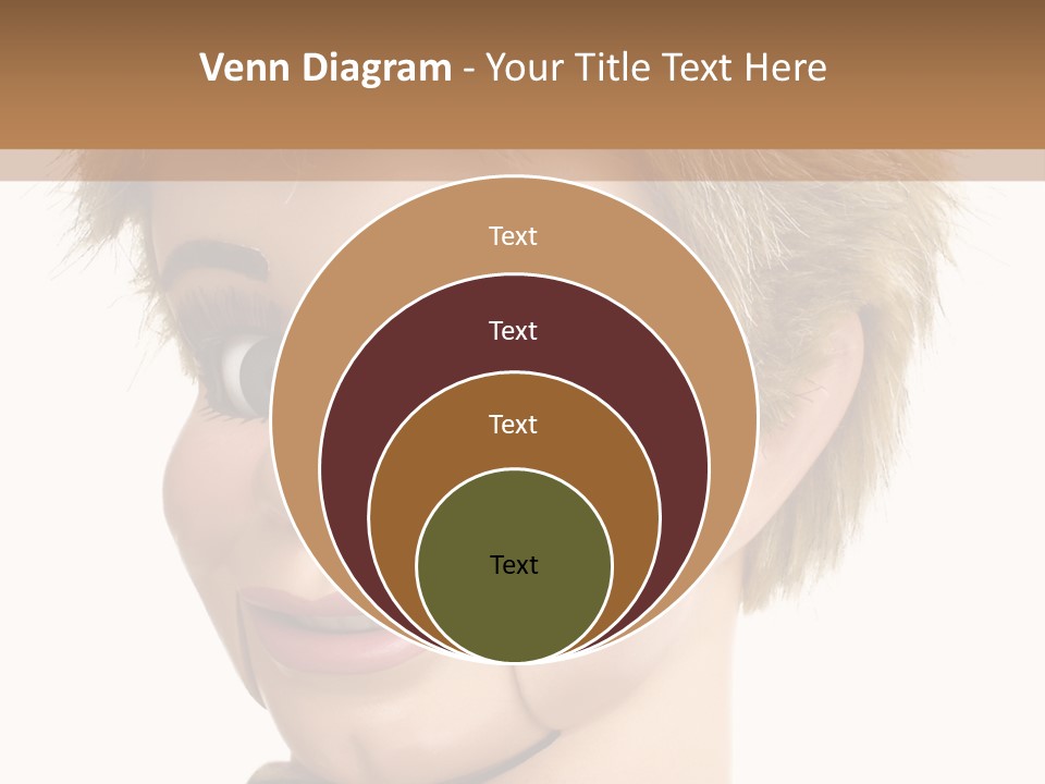 Vintage Ventriloquist Dummy 3 PowerPoint Template
