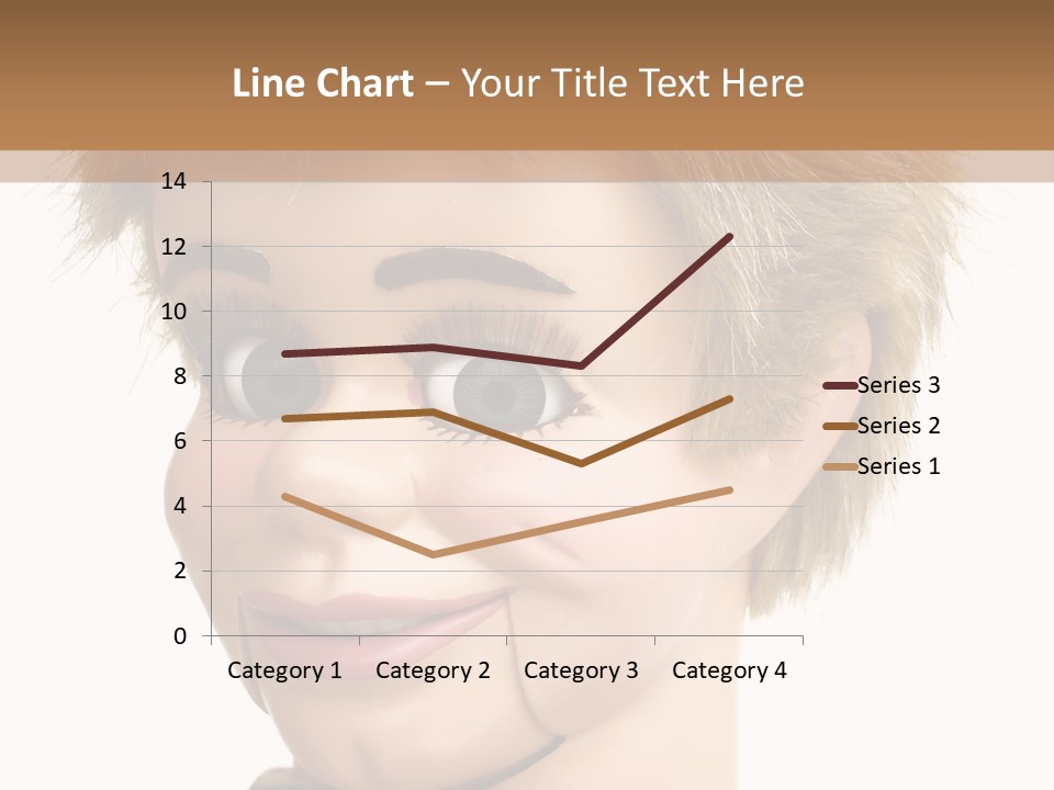 Vintage Ventriloquist Dummy 3 PowerPoint Template