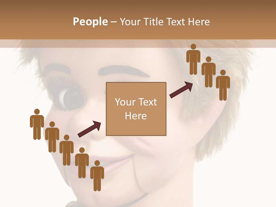 Vintage Ventriloquist Dummy 3 PowerPoint Template